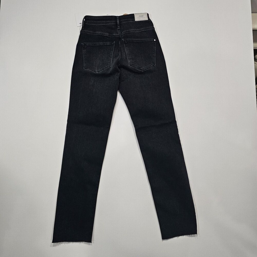 Mavi Paris High Rise Skinny Jeans Women 27 Black Stretch New With Tags - Picture 5 of 8